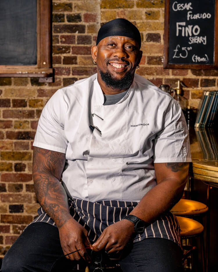 Frank Sampson, senior sous chef at Spitalfields, London